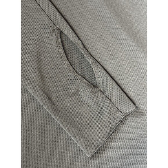 AFRM Kellen Cut Out Dress Black Small Mesh Sheer Long Sleeve Maxi - Picture 11 of 13